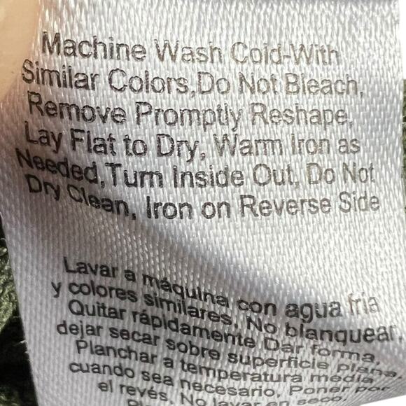 Venus Olive Green Knit Dress, Size Small - Picture 7 of 7